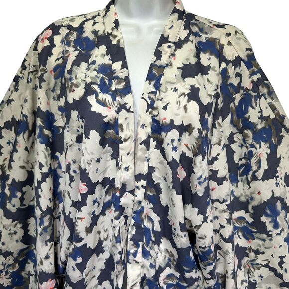 Sim & Sam collarless draped kimono open cardigan Size S/M - Picture 3 of 6